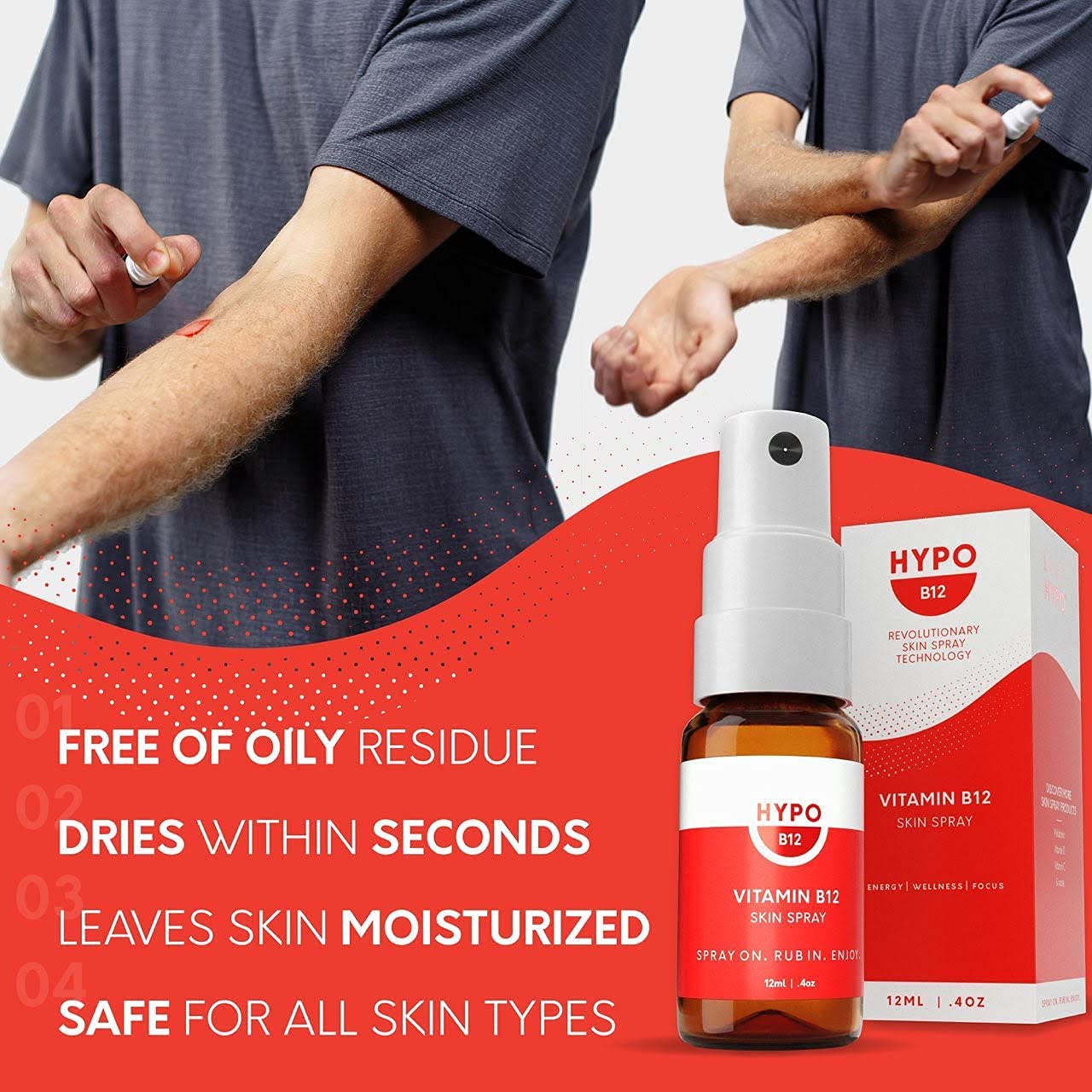 Hypo Vitamin B12 Topical Spray